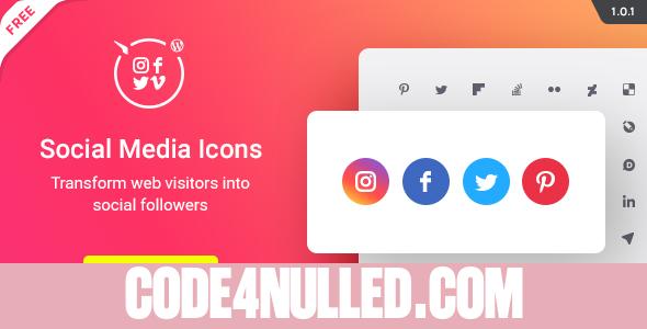 WordPress Social Media Icons v1.0.1  Social Icons Plugin