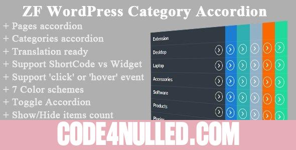 ZF v2.5.1 - WordPress Category Accordion