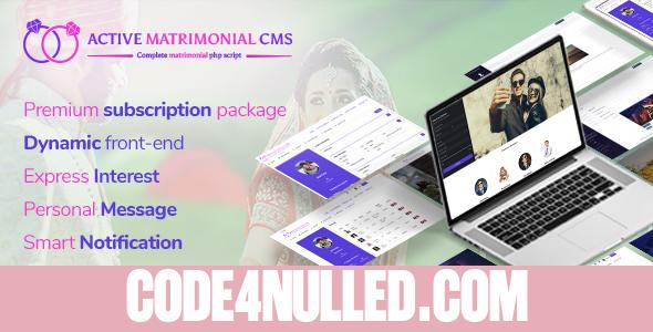 Active Matrimonial CMS v1.4