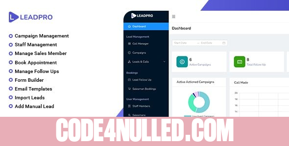 LeadPro v2.0.0 - Lead Management CRM