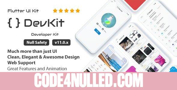 DevKit v11.0.0 - Flutter UI Kit