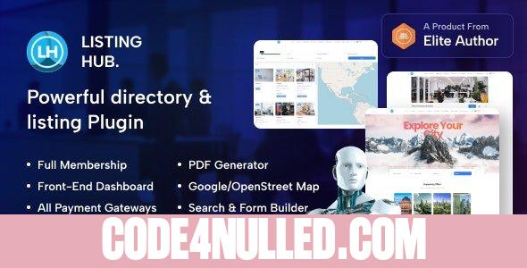 ListingHub v1.1.9 - WordPress Business Directory Listing Plugin