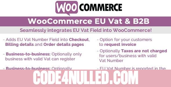 WooCommerce Eu Vat & B2B v7.4