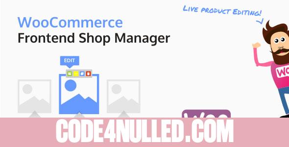 WooCommerce Frontend Shop Manager v3.4.0