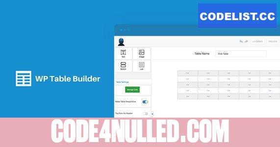 WP Table Builder Pro v1.3.13