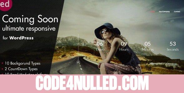 Coming Soon CountDown v3.6 - Responsive Wordpress Plugin