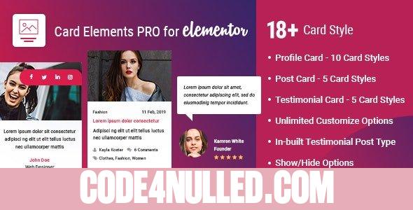 Card Elements Pro for Elementor v1.0.2