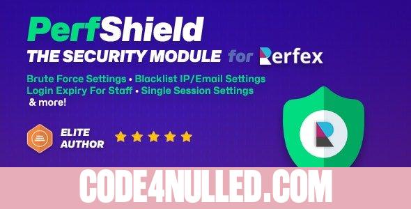 PerfShield v1.1.0 - The powerful security toolset for Perfex CRM