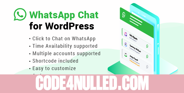 WhatsApp Chat for WordPress v2.2.2