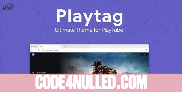 Playtag v1.0.6 - The Ultimate PlayTube Theme