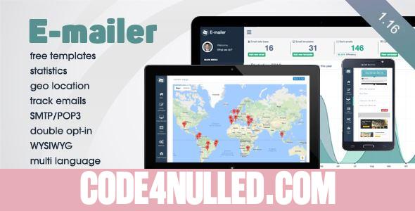 E-mailer v1.16 - Newsletter & Mailing System with Analytics + GEO location