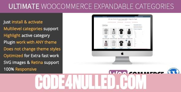 Ultimate WooCommerce Expandable Categories v1.2.1