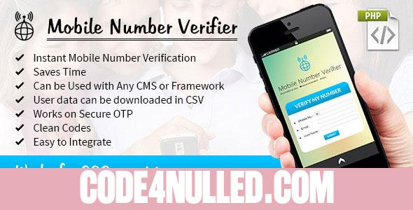 Mobile Number Verifier PHP Script
