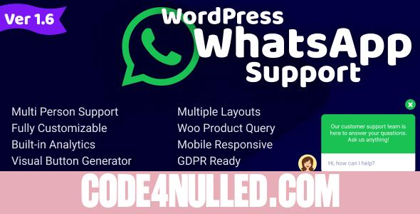WordPress WhatsApp Support v1.6