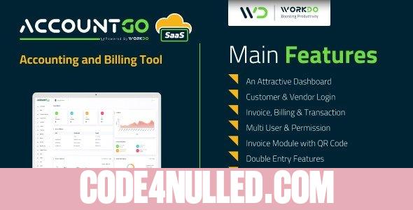 AccountGo SaaS v4.7 - Accounting and Billing Tool - nulled