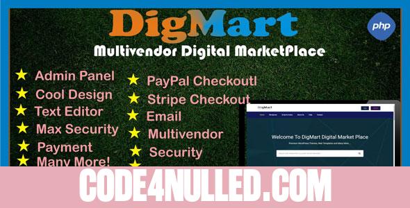 DigMart - Multivendor Digital MarketPlace PHP