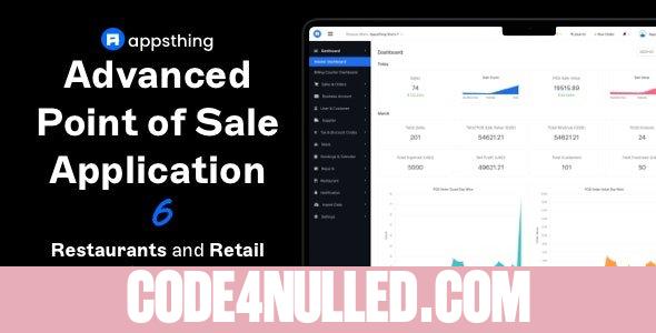 Appsthing POS v6.0 - Multi Store Restaurant & Retail Point of Sale, Billing & Stock Manager Application - nulled