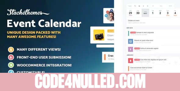 Stachethemes Event Calendar v3.1.8 - WordPress Events Calendar Plugin