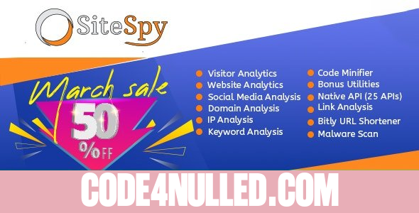 SiteSpy v7.0 - The Most Complete Visitor Analytics & SEO Tools - nulled