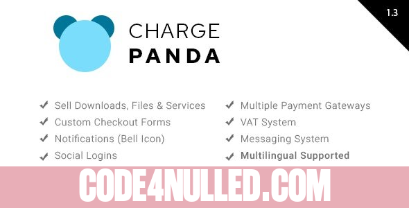ChargePanda v1.3.0 - Sell Downloads, Files and Services (PHP Script)