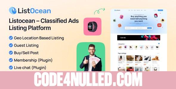 Listocean v1.0.2  Classified Ads Listing Platform