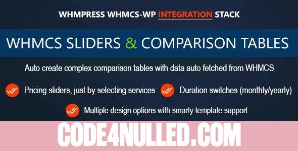 WHMCS Pricing Sliders and Comparison Tables v4.5.3 - WHMpress Addon