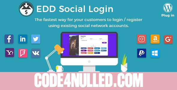 Easy Digital Downloads - Social Login v2.1.6
