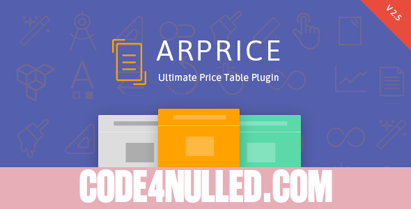 ARPrice v2.5.1 - Ultimate Compare Pricing table plugin