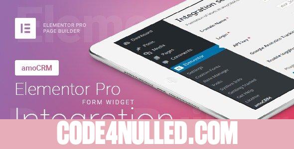 Elementor Pro Form Widget - amoCRM - Integration v2.4.6