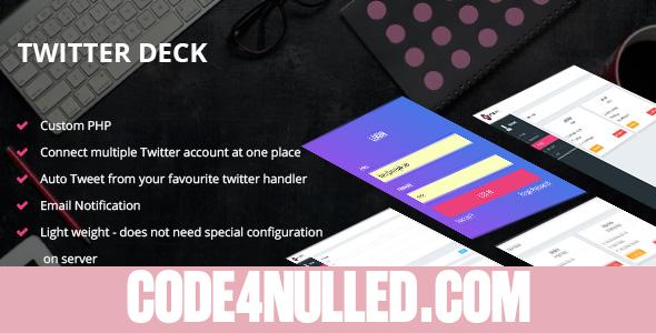 Twitter Deck - PHP