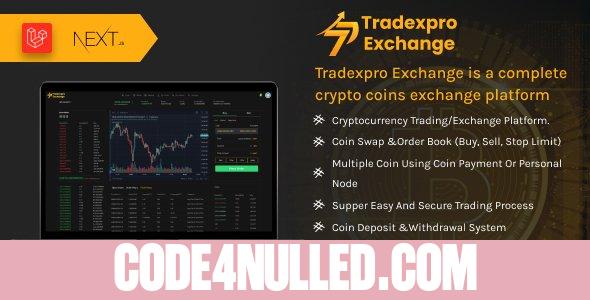 Tradexpro Exchange v3.1.3 - Crypto Buy Sell and Trading platform, ERC20 and BEP20 Tokens Supported - nulled