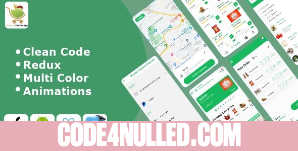 Grocery App - Grocery Delivery App React Native iOS / Android App Template