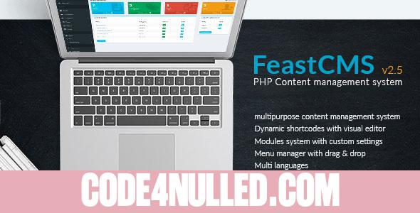 Feast cms v2.5 - PHP Content management system