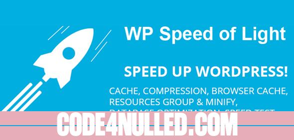 WP Speed of Light v2.6.4 – Speed Up WordPress Pro