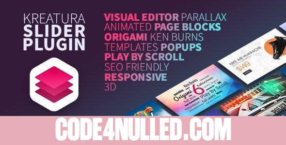 Kreatura v7.9.11 - Slider Plugin for WordPress