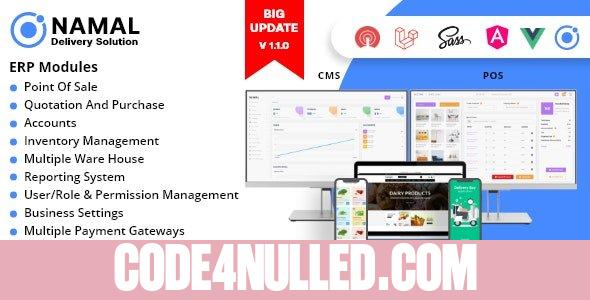 Namal v1.1.8 – 5 in 1 Ionic Delivery Solution with POS for Single & Multiple Location Business Brand