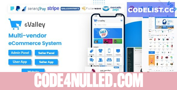 6valley v6.0 - Complete eCommerce Mobile App, Web, Seller and Admin Panel - nulled