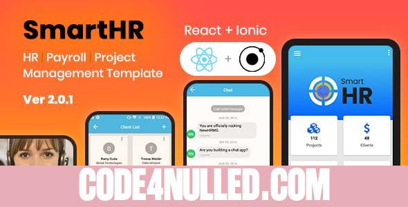 SmartHR - HR Management System - Ionic and React Native Mobile App Template
