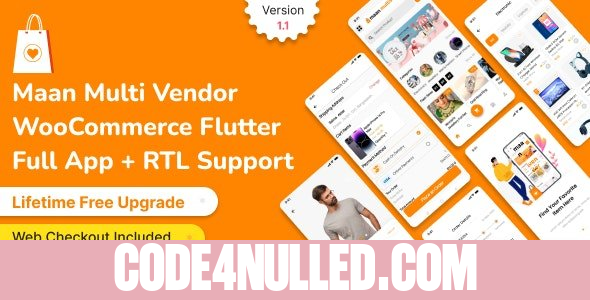 Maan multivendor v1.2 - eCommerce Flutter Customer Full App