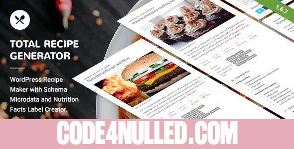 Total Recipe Generator v1.7.0
