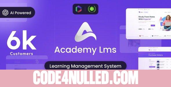 Academy LMS v6.14 - Learning Management System - nulled