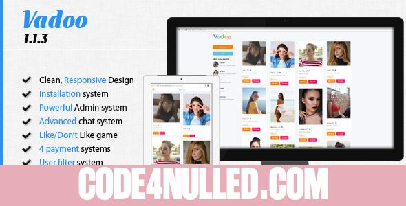 Vadoo v1.1.3 - Social network dating script