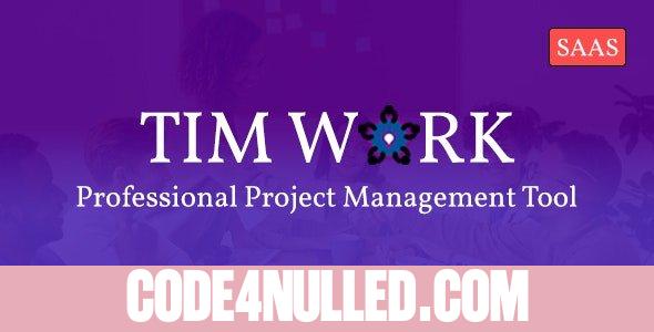 TimWork SaaS v1.0 - Project Management Tool