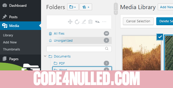 WP Real Media Library v4.0.8 - Media Categories / Folders