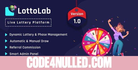 LottoLab v2.0 - Live Lottery Platform - nulled