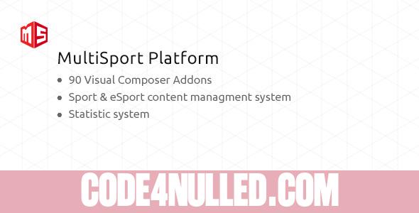 MSP v4.0.0 - MultiSport & eSport WordPress plugin