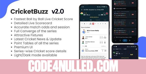 CricketBuzz v2.2.2 - Live Cricket Score, Live Line Commentary, IPL Scores, Live ball by ball