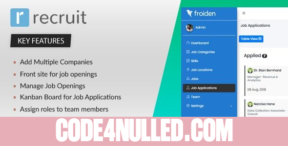 Recruit v2.2.3 - Recruitment Manager - nulled