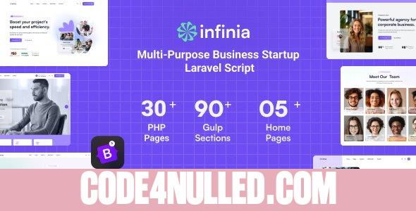 Infinia v1.0.5 - Multipurpose Business Consulting Startup Laravel Script - nulled