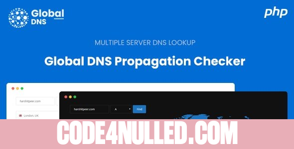 Global DNS v2.8.0 - Multiple Server - DNS Propagation Checker - PHP - nulled